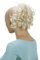 CAISHA Haarteil Haargummi Lena Hochsteckfrisuren Brautfrisuren Voluminös Gelockt Unordentlich Dutt Kunstfaser DM17cm Hellblond G17L