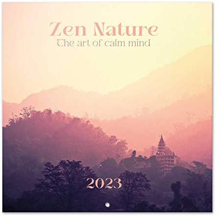 Grupo Erik Wandkalender 2023, Zen Natur Wandkalender, Kalender zum Aufhängen, Kalender 2023 Wandkalender, Familienkalender 2023, offizielle Lizenz, FSC zertifiziert