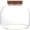iplusmile Glas Pflanzen Terrarium Glasvase Hydrokultur Vase Pflanzer Klarglas Flasche mit Korkverschluss Sukkulenten Topf Blumenvase für Zuhause Garten Büro Wohnzimmer