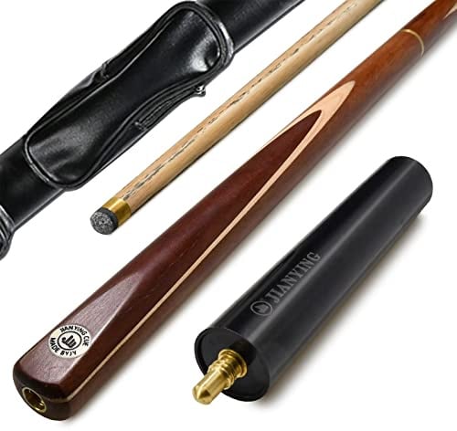 AONETIGER Billard Queue 145cm Eschenholz 3 Teilig Spitzen 10mm Mit Zubehör Verlängerung Tasche/Koffer Set Zu Wählen 57 Profi Snooker Pool Cue Sticks