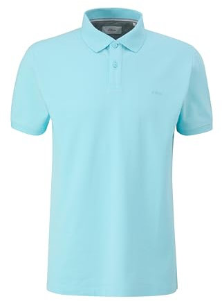 s.Oliver Herren 2138262 Polohemd, 6040 türkis, L