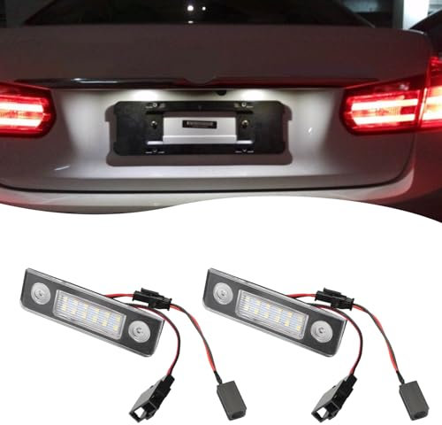 Attisfiera LED License Plate Light for Octavia Roomster 1Z0943021 LED Licence Number Plate Light