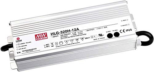 MeanWell HLG-320H-12B LED-Treiber, LED-Trafo Konstantspannung, Konstantstrom 264W 22A 6-12 V/DC d