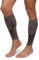 DANISH ENDURANCE Waden-Kompressionsstrümpfe ohne Fuß (1 | 3 Paar), 21-26 mmHg, Unisex, für Damen & Herren, 1 Paar Grau/Schwarz, S