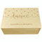 Erinnerungsbox Baby personalisiert | Geschenk zur Geburt | Erinnerungskiste mit Name | L 40x30x13cm | Holz (Name in Herzschrift, 40 x 30 x 13 | L)