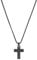 JOOP! Kette mit Anhänger Edelstahl Herren Halsschmuck, 55+5 cm, Grau, Kreuz, Kommt in Schmuck Geschenk Box, 2038992