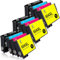 LeciRoba 604xl für epson 604 patronen und epson 604xl Multipack für Epson Expression Home XP-2200 XP-2205 XP-3200 XP-3205 XP-4200 XP-4205 WF-2910DWF WF-2930DWF WF-2935DWF WF-2950DWF Drucker (12 PK)