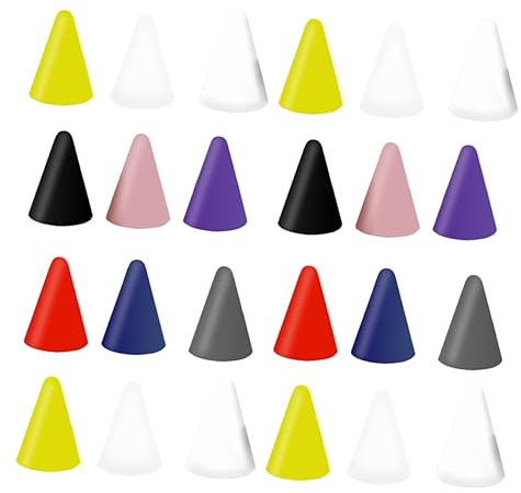 Angoily Cubierta De Punta De Silicona para LáPiz, 45 Piezas En Colores Ideal para Proteger Y Aumentar La PrecisióN del LáPiz Digital