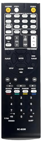 RC-803M Ersatz-Fernbedienung für Onkyo AV-Receiver HT-S7409 HT-S8409 TX-NR609