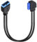 HUHANGGod SATA USB Extension Cable, USB 3.0 Motherboard Front 19 Pin Male to Female Extension Data Cable, USB 3.2 Gen 2 (USB 3.1) Internal Adapter 20 Pin Motherboard Header Panel Cord 10Gbps (Right)