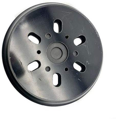 Puupaa 6 Inch Sanding Pad Hook And Looping Backing Pad With 6 Dust Holes For Bosch Orbital Sanders Power Tools DIY Workshop Equipment(B)