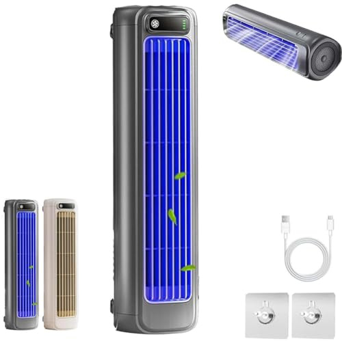 Enfriador de aire de escritorio, aire acondicionado portátil con 3 velocidades, ventilador silencioso sin aspas para el hogar, la oficina y el dormitorio
