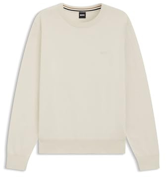 BOSS Pullover Aus Baumwolle Mit Logo-Stickerei