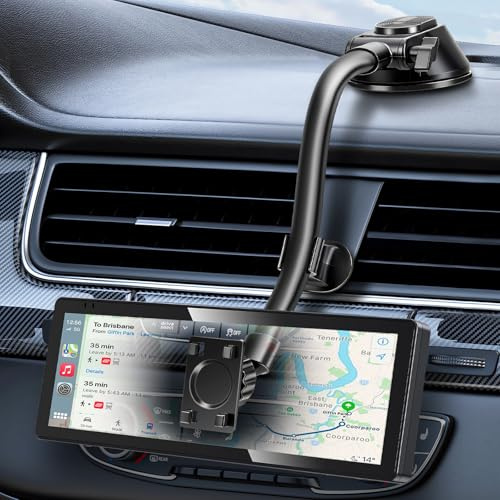 EEEKit CarPlay Halterung Auto Saugnapf, 360° drehbar, 6,8–10,26 Zoll | Starker Saugnapf für sicheren Halt auf Armaturenbrett oder Windschutzscheibe, passend für 6,8–10,26 Zoll CarPlay Displays