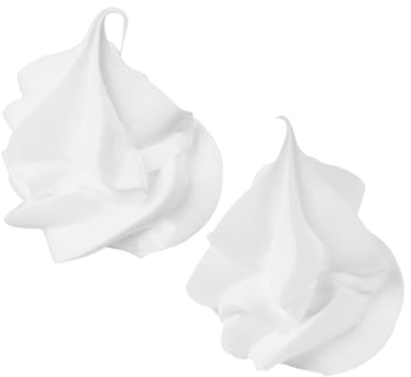 YARNOW Künstliche Eiscreme Dekoration Milchtee Becher Verzierungen 2 Stück Cremiger Kleber Lebensmittelecht Mädchen Selbstgemacht Spielzeug Küchenspielzeug