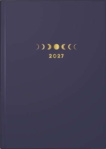 rido/idé Buchkalender Premium Young Line 2027 „Moon“ | A5, Papier
