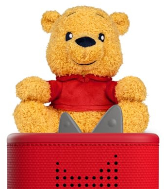 tonies Cuddle Toniebox, Disney Winnie Puuh – Cuddle Winnie Puuh, Plüsch-Hörfigur mit 3 Geschichten zum Kuscheln für Kinder ab 3 Jahren, Spielzeit ca. 43 Minuten