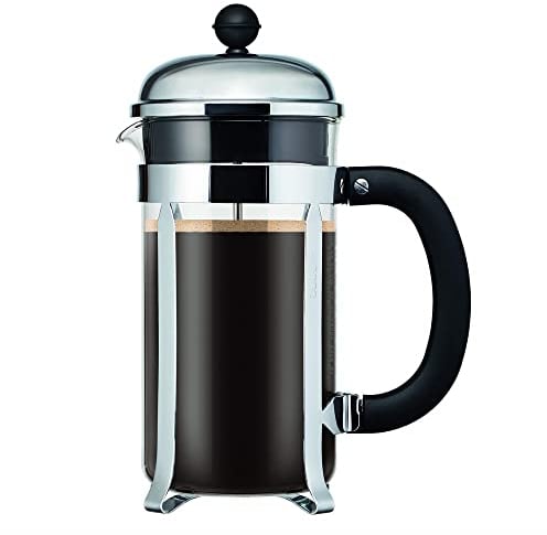 Bodum Chambord Kaffeebereiter 8 Tassen, Chrom, Silber, 10.6 x 17.1 x 24.5 cm