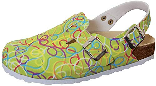Weeger-Clog m. Fersenriemen weissSchwester Gr. 35