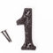 3 Black Antique Cast Iron House Number 1 Front Door Building Porch Gate Address One