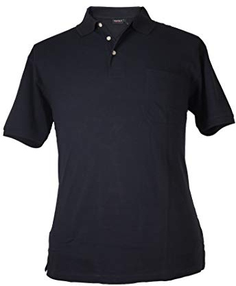Redfield Basic Kurzarmpolo Herrenübergrößen, Navy