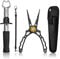 ZACX Fishing Pliers, Fish Lip Gripper Upgraded Muti-Function Fishing Pliers Hook Remover Split Ring for Fly Fishing,Ice Fishing,Fishing Gear,Fishing Gifts for Men (Package B)