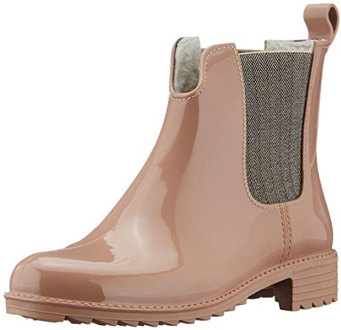 Rieker Femme Bottes & Bottines de Pluie Herbst/Winter, Rose/Leinen, 36 EU