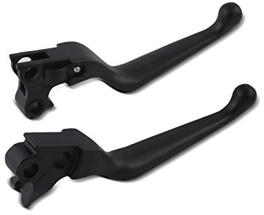 Bremshebel und Kupplungshebel-Set Grip für Harley Davidson Dyna Street Bob 06-17 schwarz