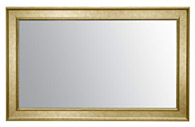 Handmade Framed Mirror TV with 4K Smart TV to Blend This Hidden Mirrored Television into Your Home or Business Decor (43 Inch, Everest Gold)