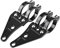 38-41 mm Blinker Klemmen Scheinwerfer Halterung, 2 Stück Billet Aluminium Seitlich Montierte Scheinwerfer Halterungen Gabelhalterung Klemmen Scheinwerferhalter Gabel für Motorräder Schwarze