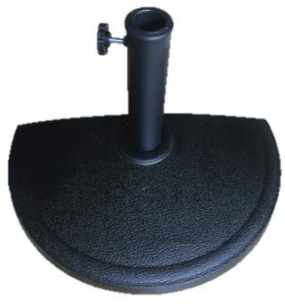 PEBSHOP Ombrellone in Alluminio da Muro Mezzaluna (Base ombrellone)
