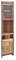 Woodkings® Eckhochschrank Sumana massiv Holz schmal Badmöbel Badezimmer klein Badezimmerschrank Badschrank Bad Hochschrank Massivholz