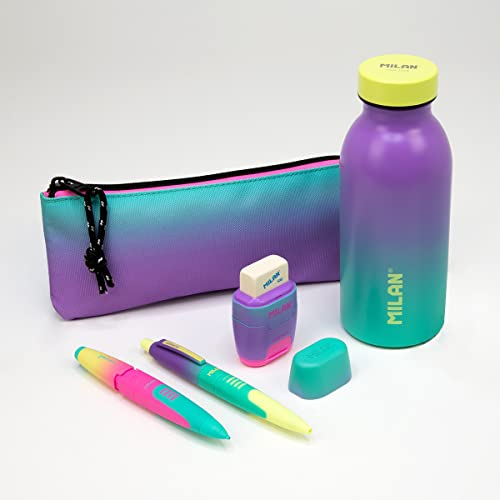 MILAN® botella isotérmica + estuche + artículos papelería Sunset