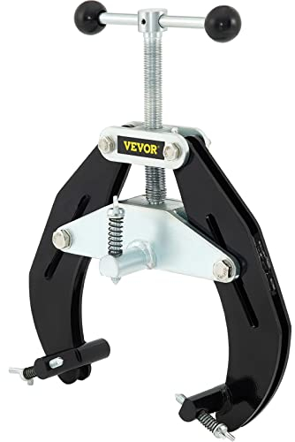 VEVOR Ultra Clamp, 2 to 6 in Diameter, High Strength Pipe Clamp with Quick Acting Screws, Steel Pipe Alignment Tool with Lightweight Design, Black
