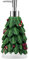 Emibele Dispenser di Sapone, Lozione Dispenser a Pompa, Dispenser Decorativo in Resina a Forma di Albero di Natale, Decorazione Natalizia, Distributore da 400ML Ricaricabile per Bagno Cucina - Albero