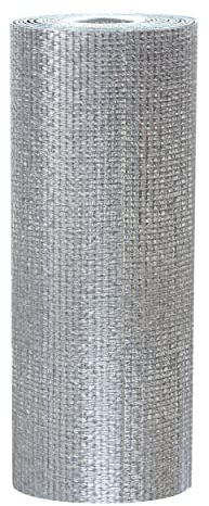 EconoHome Radiator Reflector Foil - 3mm Foam Insulation Core, Double-Sided Aluminum Heat Shield Sheet - Light Reflective Insulation Thermal Material for Weatherproofing, Condensation, Sound