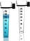 BigDean 2x Regenmesser Niederschlagsmesser - für 1-35 mm Messungen - Einfach abzulesen - Perfekt für das Messen von Niederschlagsmenge - für Garten Balkon Terrasse - transparent aus Kunststoff