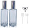 Perfume Atomiser Refillable, Travel Perfume Atomiser Bottle Mini Small Empty Spray Bottles Portable Glass Travel Perfume Pods Container For Perfume Travel Holiday (10ML 2 PCS, Grey)