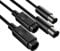 DUEYAGO WiiGamecube Controller Extension Cable for Wii Gamecube GCN - 2pack/6.6ft
