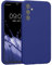 kwmobile Housse Compatible avec Samsung Galaxy A34 5G Coque - Housse de téléphone Protection Souple en TPU Silicone - Bleu Violet