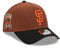 New Era San Francisco Giants MLB Harvest 50th Anniversary Brown Black 9Forty A-Frame Snapback Cap - One-Size