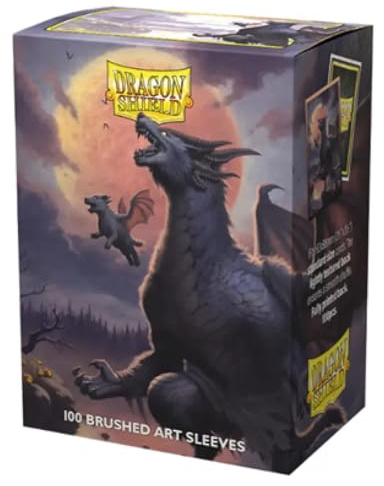 Dragon Shield | Brushed Art Sleeves | Halloween 2023 | 100 CT - Smooth & Tough Premium TCG Sleeves | Compatible with Pokemon, Flesh & Blood, One Piece & Magic the Gathering