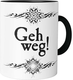 Urban Backwoods Geh Weg Tasse mit Spruch Kaffeetasse
