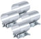 Vitonsbay 3 Exhaust Clamp, Stainless Steel End Joint Exhaust Pipe Clamp Sleeve Coupler (4pcs)