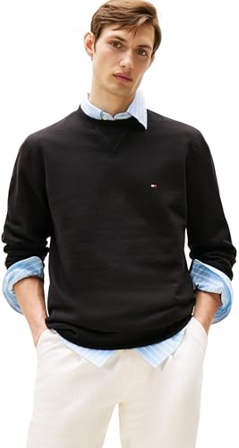 Tommy Hilfiger Herren Sweatshirt Essential Fleece Crew Neck Regular Fit