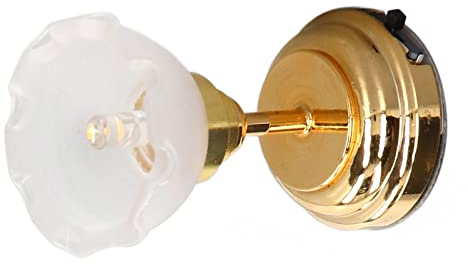 Dollhouse Miniature Lamp, LED Miniature Lighting for Dolls House Decor, 1:12 Scale Miniature Ceiling Lamp, Battery Operated Dollhouse Lights, Dollhouse Lamp, Dollhouse Furniture