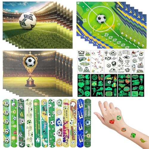 GAROMIA Mitgebsel Kindergeburtstag Fußball für Jungs Geburtstagsdeko Fussball Geburtstagstüten Mitgebsel Kinder Kindergeburtstag Geschenke