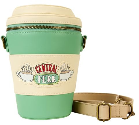 Loungefly Friends Central Perk to Go Kaffeetasse, figurbetont, duftende Umhängetasche