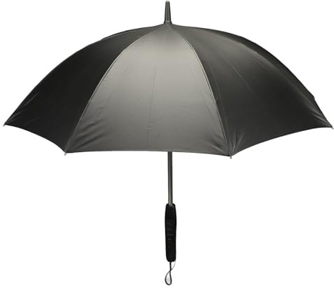 Yusat Sombrilla con Ventilador y Pulverizador 8 Varillas Portátil 3 en 1 Paraguas con Bloqueo UV para Verano Al Aire Libre (Azul)