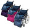 Biscay Deluxe Rollstuhl-Cozy – Medium | Pink | Wasserdichtes Polyester & PVC gesteppt Fleece gefüttert Reißverschluss Öffnung verstellbare Schnallen Schlaufen Rollstuhlgemütlich zum Schutz vor